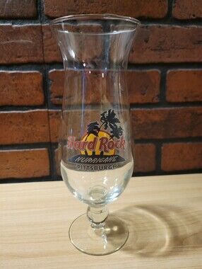 Hard Rock Cafe Pittsburgh Hurricane Drink Glass